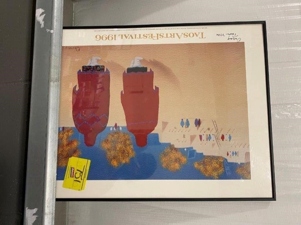 OURHY SIGNED 1996 TAOS ART FESTIVAL PRINT