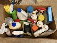 Box of Cleaning Supplies
