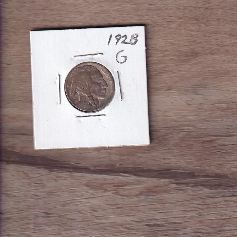 1928 Buffalo Nickel Good