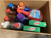 Box of Cleaning Supplies