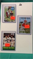 Rose Bench And Dodger REPRINT Ball Cards