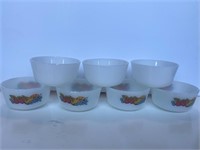 7 Fire King & Anchor Hocking Bowls