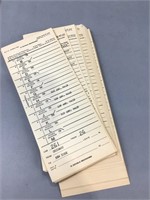 New York Central railroad train 26 blank forms