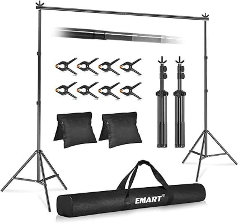 EMART Backdrop Stand Kit, 10x7ft