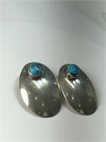 $300. St. Sil. Turquoise Earrings
