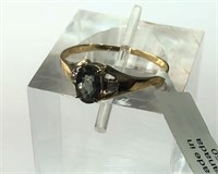 $800. 14kt. Tanzanite & Diamond Ring