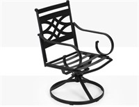 Swivel Steel Outdoor Patio Chair