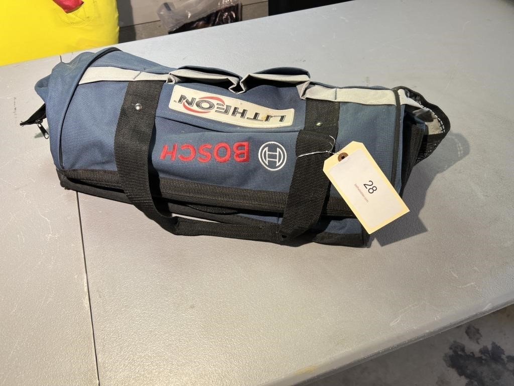 BOSCH LITHEUM TOOL BAG APPEARS TO HAVE NEVER