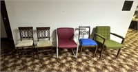 5 Vintage Chairs