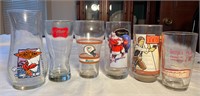 Lot of 6 Various Glasses