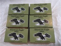 Lot of 6 American Eagle xm855 5.56 x 45mm