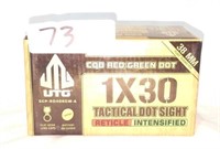 UTG 1X30 Tactical Dot Sight Reticle Intesified