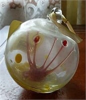 Art glass witch ball