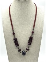 Fine Artisan Faceted Natural Amethyst Necklace