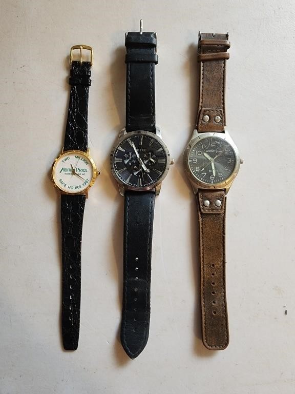 Adexe mens watch, 3 vintage watches