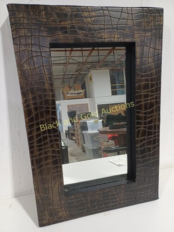 Wood Framed Wall Mirror