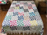 Handmade Quilt #70 Triangles