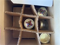6 boxes of jelly jars