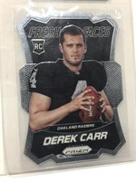 Derek Carr Die-Cut Rookie