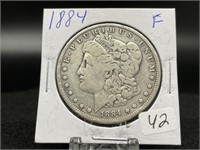 Morgan Silver Dollars:    1884