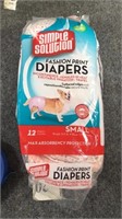 doggy diapers- open