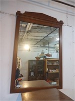 Large Wooden Framed Mirror
