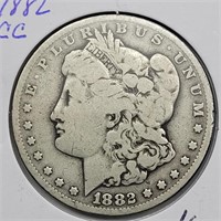 1882 CARSON CITY MORGAN SILVER DOLLAR