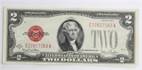 1928 RED SEAL $2 NOTE