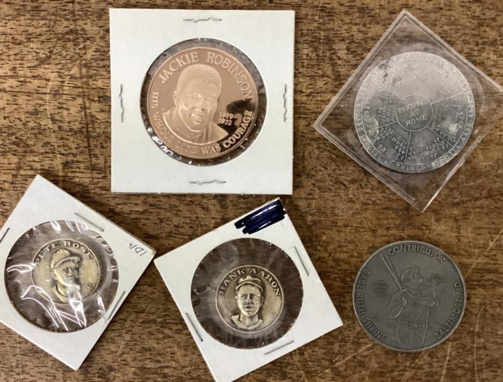 Sports collector coins