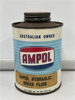 Ampol Super Hydraulic Brake Fluid 1Pint Tin