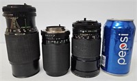 3 Camera Lens - 80-205mm, 80-200mm, 28-200mm