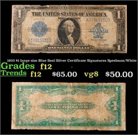 1923 $1 large size Blue Seal Silver Certificate Gr