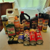 Assorted Household Supplies- Wd-40, Bug Spray,