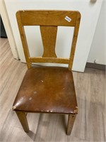 Sturdy wood chair