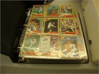 Large album of various 1980's baseball cards.