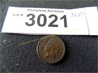 1887 Indian Head penny