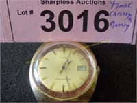 Vintage Timex chronograph wristwatch running