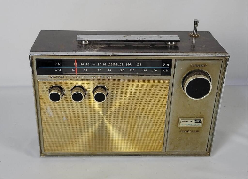 Vtg Philco Transistor Radio Qt-97