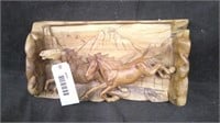 WOODEN HORSE CARVING