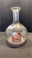 MUNRO'S DALWHINNIE WHISKY DOMED BOTTOM DECANTER