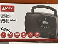 GPX PORTABLE SHORTWAVE RADIO