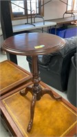 End table 14” round 21” tall