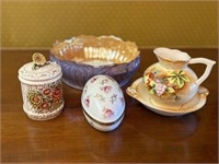 Trinket Box, Bowl, Pitcher etc