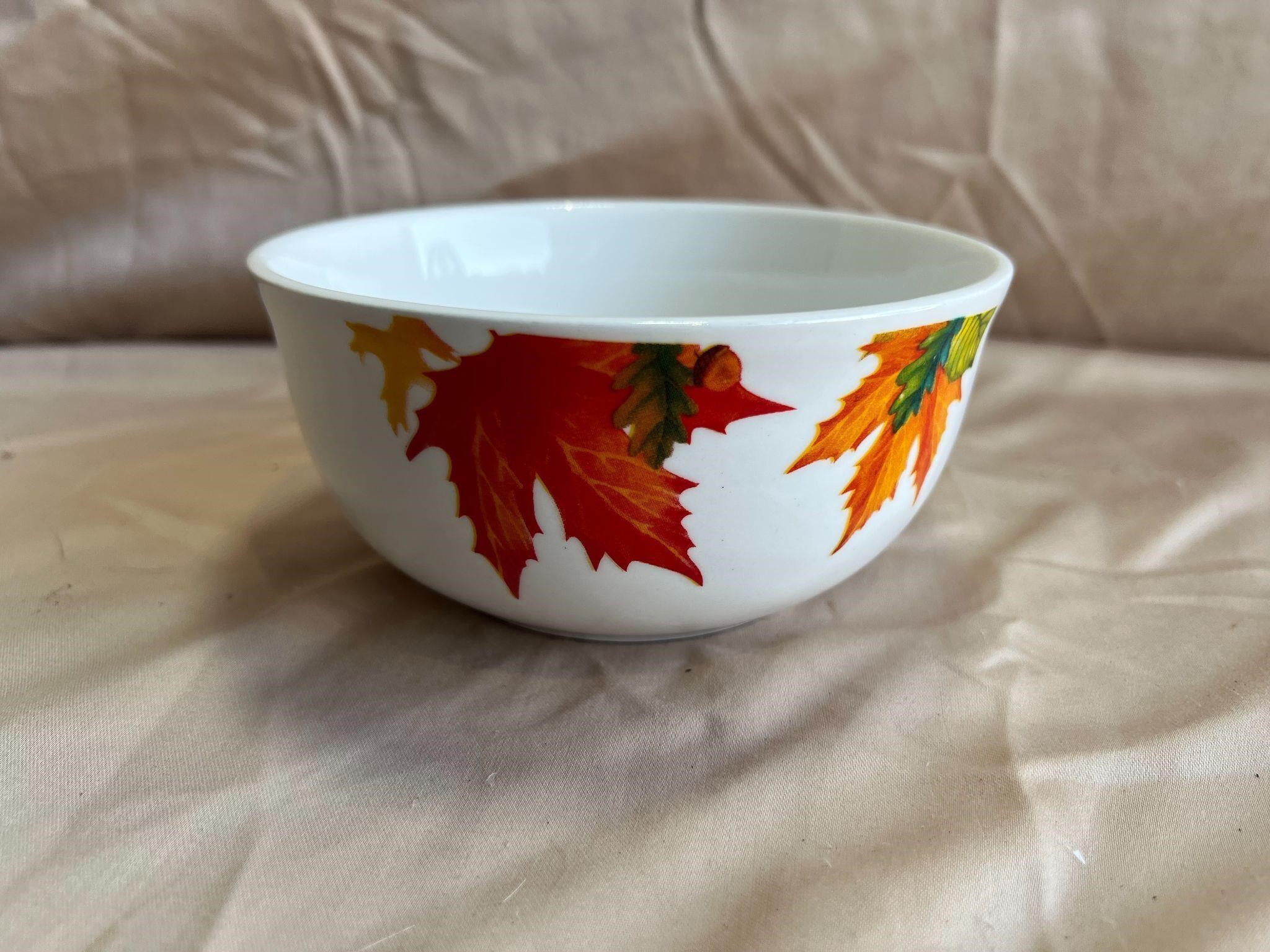 Fall Leaves Candy Dish