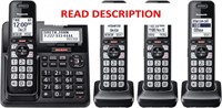 $150  Panasonic Cordless Phone, 4 Handsets