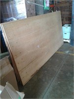 Lot of 4 Sheets of Plywood 4ft x 8ft x 3/4"