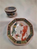 Oriental Dragon 'Republic Cafe' Plate & Cup