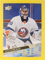 Ilya Sorokin 2020-21 UD Young Guns Rookie Card