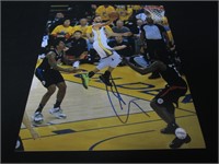 STEPHEN CURRY SIGNED PHOTO WITH COA WARRIORS