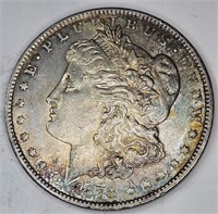 1878 s BU Grade Golden Toned Morgan Dollar